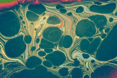Ebru mermer el yapımı sanat, geleneksel Ebru tekniği. mermer sıvı mürekkep sanatının soyut arkaplanı