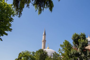 Müslüman camii dini, İslam dini, turizm ve seyahat kavramları minaresi