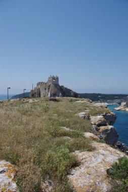 Badiali Kalesi, Tremiti Adaları, Puglia, Adriyatik Denizi, İtalya