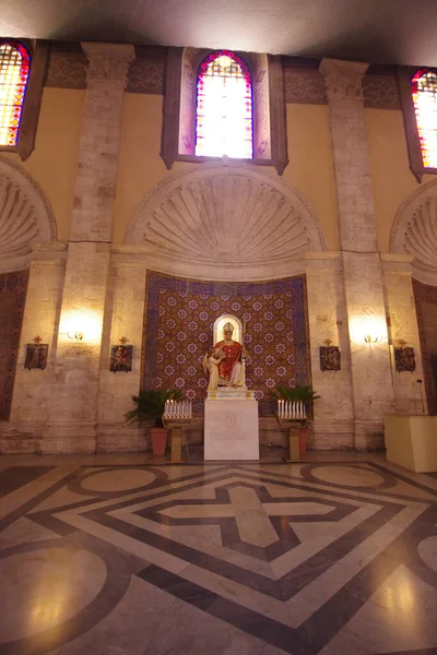 Ascoli Piceno Marche Interiören Katedralen Emidio — Stockfoto