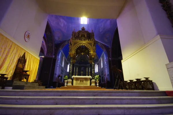 Асколи Пичено Marche Interior Cathedral Feldio — стоковое фото