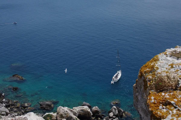 Archipiélago Las Islas Tremiti Puglia Italia Vista Panorámica Desde Isla — Foto de Stock