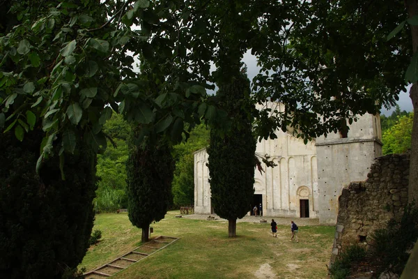 Abbey San Liberatore Maiella Serramonacesca Abruzzo — Foto Stock