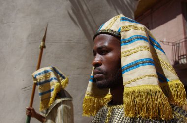 Guardia Sanframondi (BN) Campania - Yedi yılda bir geleneksel yedi yıllık kefaret ayini Bakire Meryem 'in onuruna yapılır.