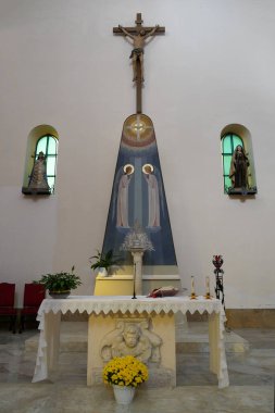 Castel di Sangro - Abruzzo - San Nicola di Bar Kilisesi - küçük sunak