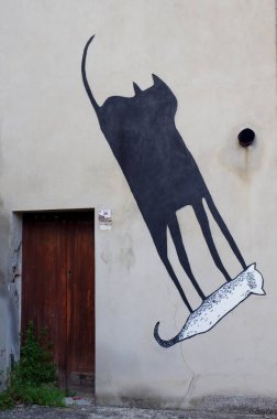 Civitacampomarano, Molise - Evlerin cephelerini zenginleştiren küçük köye dağılmış bazı resimler