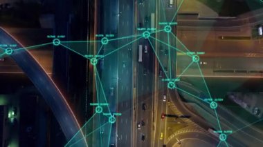 AI tracking transport. Smart technology, innovation concept 4K