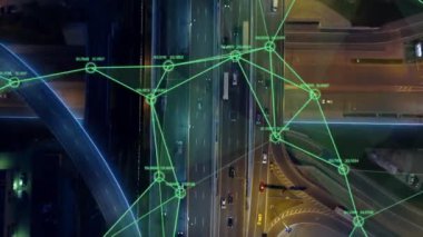 AI tracking transport. Smart technology, innovation concept 4K