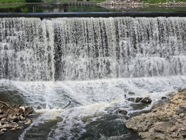 Ormanda güzel bir şelale
