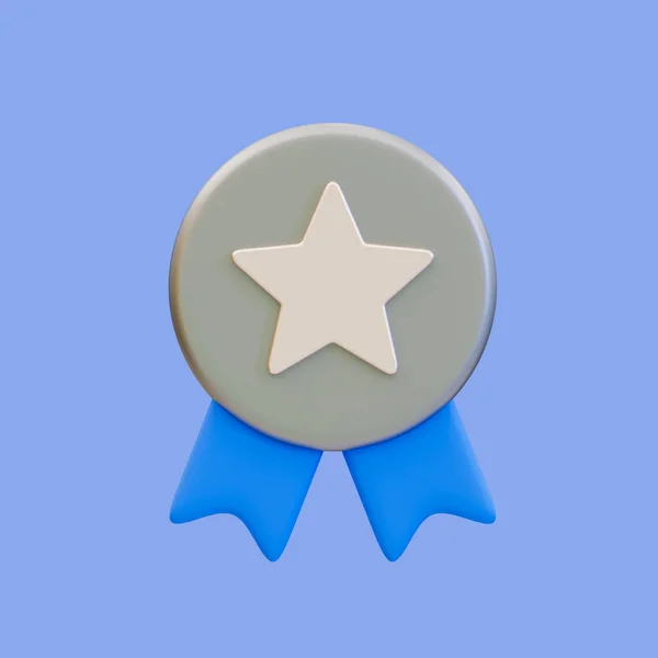Нагорода Мінімальних Спортивних Змагань Медаль Спортивного Переможця Срібна Медаль Відсічним — стокове фото