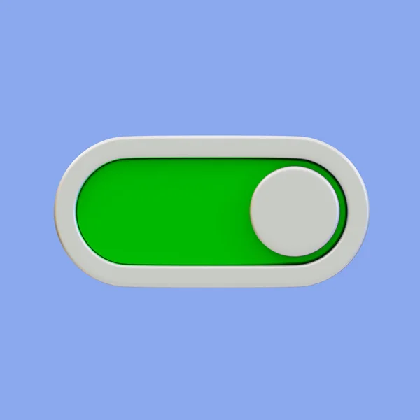 Minimum Toggle Switch Button Переключатель Управления Питанием Клиппингом Иллюстрация — стоковое фото