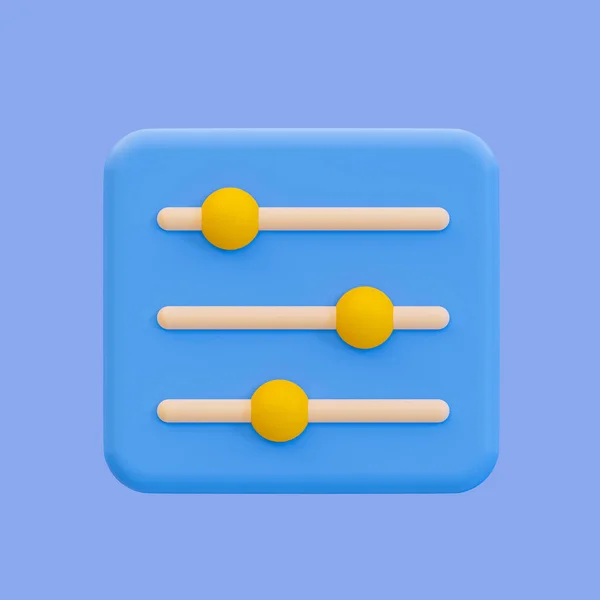Symbol Für Minimale Einstellungen Benutzerkonfigurationssymbol Einstellungen Und Datenschutzkonzept Bedienfeld Symbol — Stockfoto