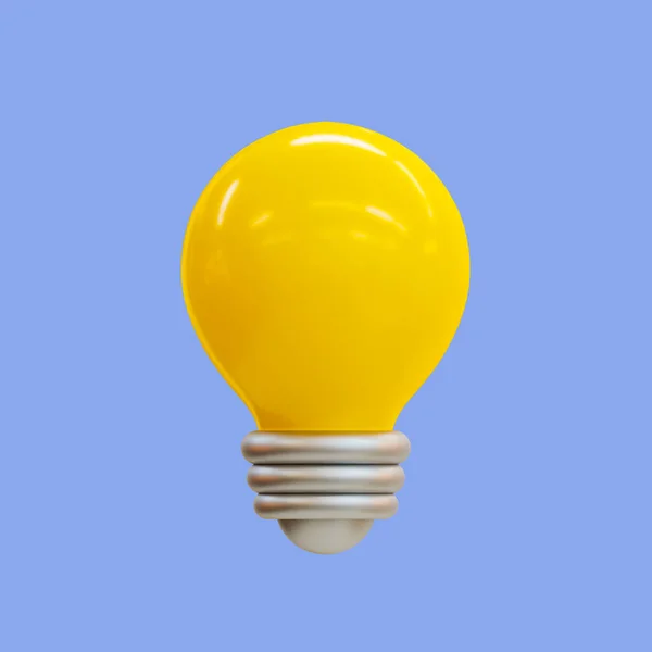 Minimal Lightbulb Innovative Creative Icon Spark Creative Ideas Come New — Stock Photo, Image