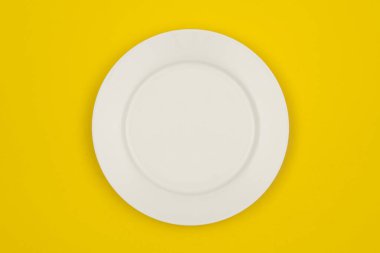 Sarı boş plaka. Yukarıdaki görünümden.