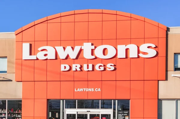 stock image Truro, Canada - December 4, 2022: Lawtons is a Canadian drug store chain owned by Sobeys and has over 67 locations across Atlantic Canada.