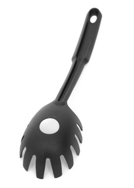 Silikon makarna ya da beyaz spagetti kaşığı..