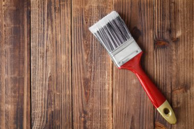 Standart iki inçlik tahta fırça ile kopyalama alanı