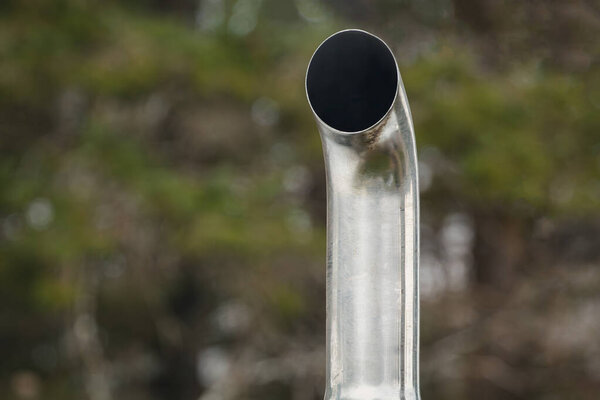 Выхлопные трубы дизельных грузовиков