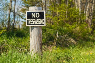 Kırsal alanda izinsiz giriş yok.