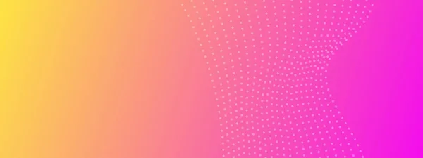Градієнтний Фон Півтоновими Точками Рожевий Фон Білими Цятками Сучасний Шаблон — стоковий вектор