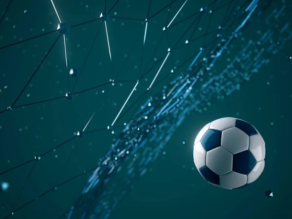 Fußball Objekt Illustration Grafisches Hintergrundelement Sport Abstrakten Hintergrund Fußball Macht — Stockfoto