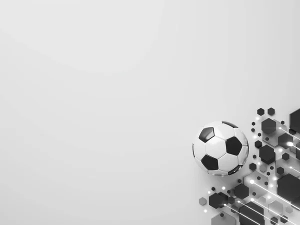 Футбольный Мяч Объект Иллюстрация Графический Фоновый Элемент Спортивный Абстрактный Фон — стоковое фото