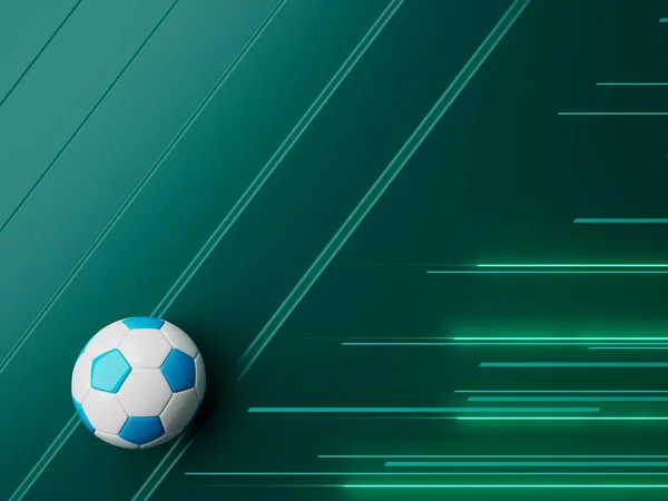 Voetbal Bal Object Illustratie Grafisch Achtergrondelement Sport Abstracte Achtergrond Voetbal — Stockfoto