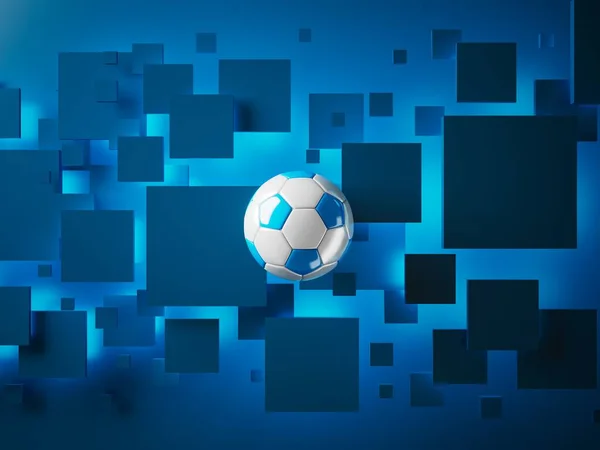 Piłki Nożnej Obiektu Ilustracja Graficzny Element Tła Sportowe Abstrakcyjne Tło — Zdjęcie stockowe
