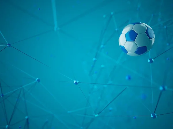 Fußball Objekt Illustration Grafisches Hintergrundelement Sport Abstrakten Hintergrund Fußball Macht — Stockfoto