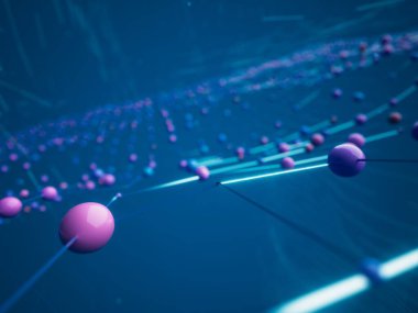 3d arkaplan resimleri çizimi. Teknoloji yüksek teknolojili tasarım. Üç boyutlu geometrik soyut duvar kağıdı. dijital tasarım grafik sanatı. Fütürist teknoloji elementi. Dekorasyon poster şablonu arkaplan alanını göster