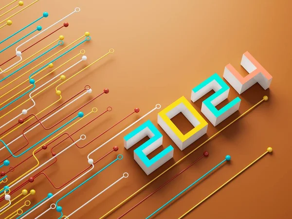 Festa Feliz Ano Novo Festival Design Gráfico Abstrato Celebração Geométrica — Fotografia de Stock