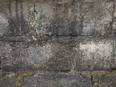 Gri tuğla duvar dokusu arka plan. Beton tuğla duvar arka planı. Gri tuğla dokusu.