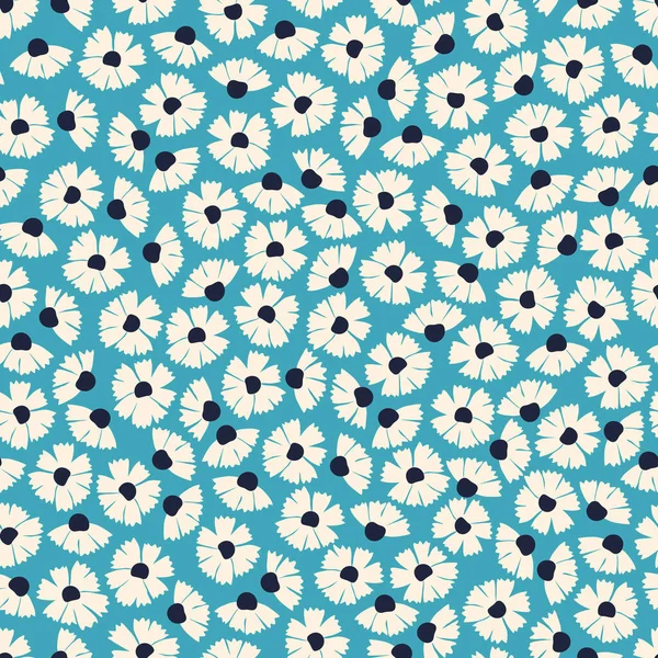 Bezešvé Dekorativní Elegantní Vzor Květinami Tisk Pro Textil Tapety Obaly — Stockový vektor