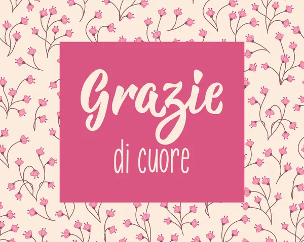Teşekkür ederim. Teşekkür ederim. İtalyanca çevirisi - Çok teşekkür ederim. Tebrik kartları, posterler ve sosyal medya için mükemmel bir tasarım. İtalyan Harfleri.