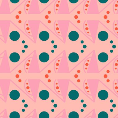 Kusursuz geometrik desen. Tekstil, kumaş, kapak, duvar kağıtları, baskı, hediye paketi, dekupaj, hatıra defteri, yorgan. Moda kumaşı için. Retro biçimlendirmesi.