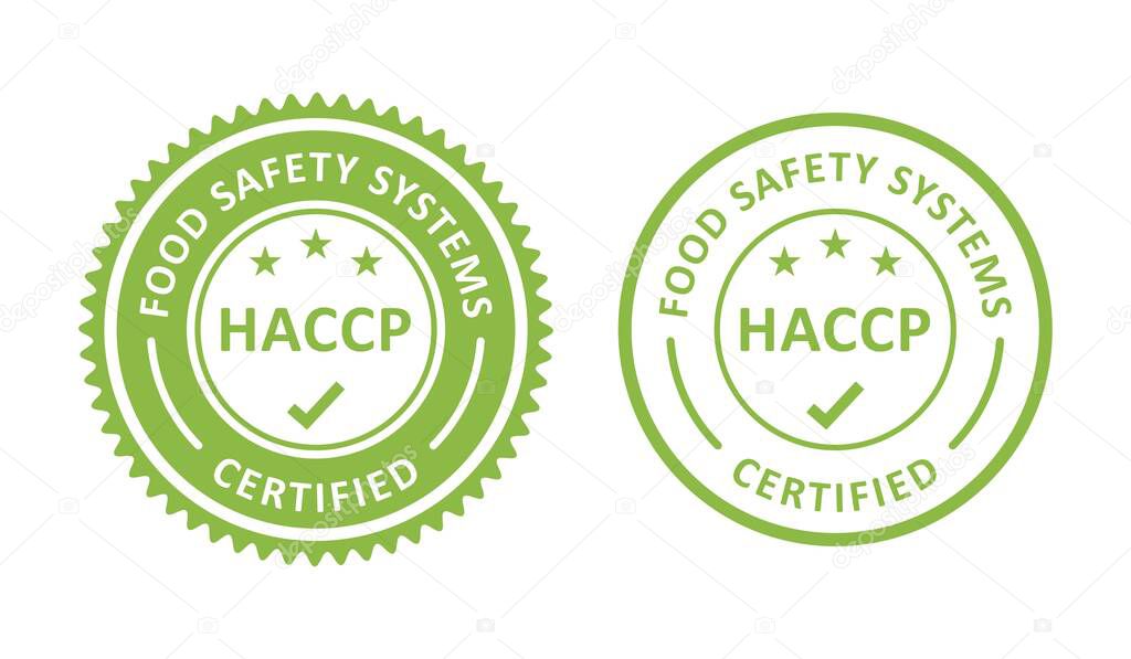HCCP badge logo vector icon. Suitable for product label