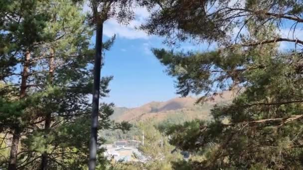 Beautiful View Medeo Almaty Kazakhstan — Video Stock