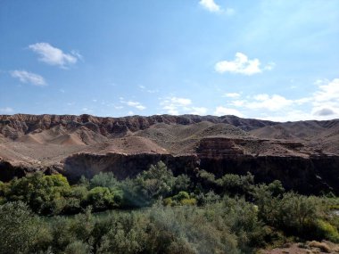 Dağların güzel manzarası