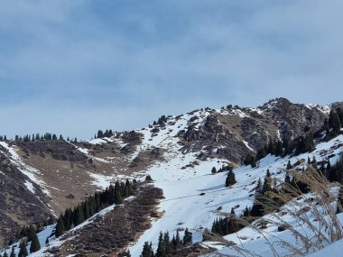 Dağların güzel manzarası