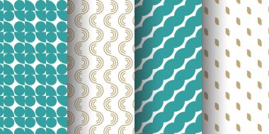 Tasarımınız için geometrik desenlerin soyut vektör arkaplan çizimi