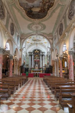 Interior of the Redentore church in Venice, Italy