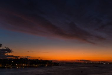 golden hour sunset in Venice, Italy