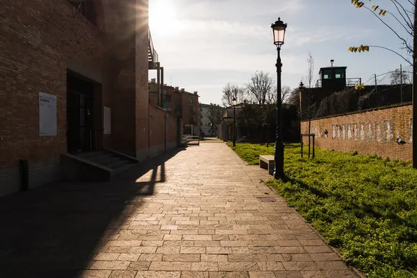 charming old street in Venice, Italy 