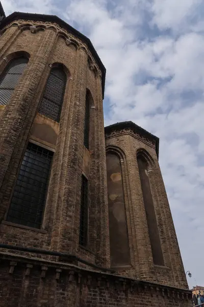 Venedik, İtalya 'daki eski binanın mimari ayrıntıları