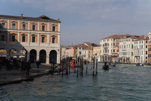 이탈리아 베니스에 시장을 대운하 — 스톡 사진