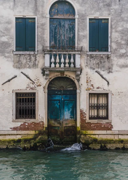 Detalhe Arquitetônico Edifício Antigo Veneza Itália — Fotografia de Stock
