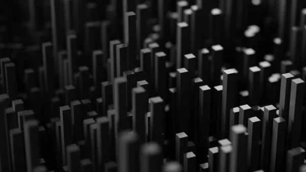 Donkere Minimale Achtergrond Met Geometrische Structuur Met Een Futuristisch Patroon — Stockfoto