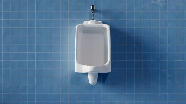 Public Toilet Men Urinal Backgrounds Rendering — Stock Photo, Image