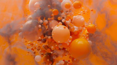 çok renkli küreler soyut arka planlar. 3d oluşturma