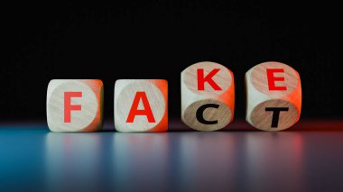 İnternetteki sahte haberler hakkındaki görüntüyü kavra. 3d oluşturma